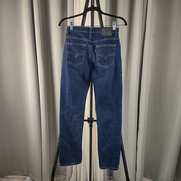 Levi 511 Performance Slim Cotton Blend Blue Jeans Size 14R (27X29) - Picture 3 of 11